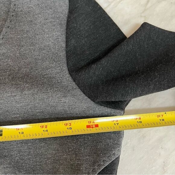 Boss Hugo Boss Charcoal & Black Colorblock 3/4 Sleeve Sheath Dress size S. - Picture 5 of 9